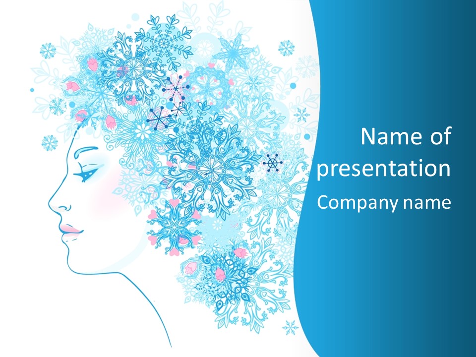 Fairy Girl Beautiful PowerPoint Template