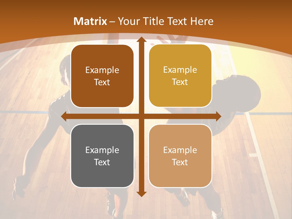 Male Body Fight PowerPoint Template