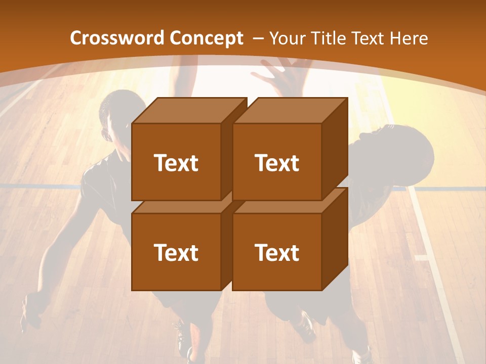 Male Body Fight PowerPoint Template
