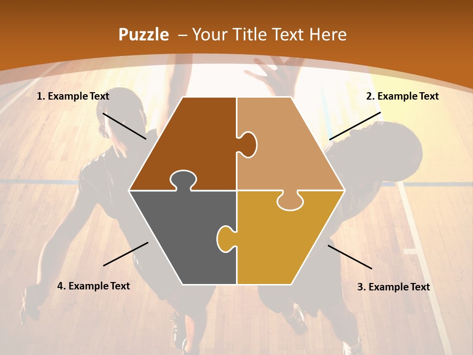 Male Body Fight PowerPoint Template