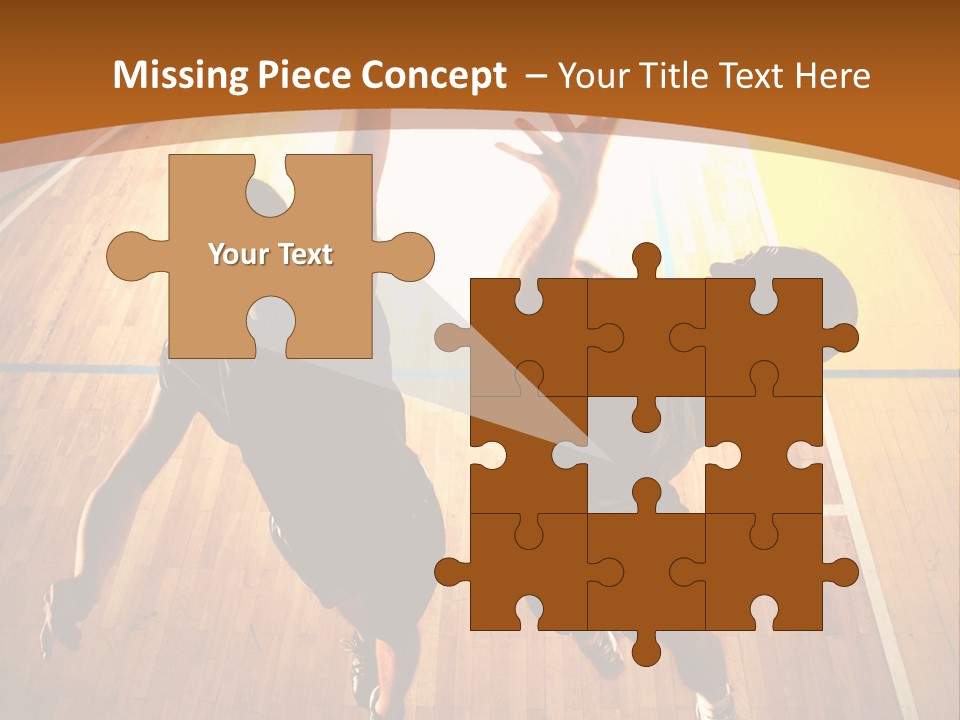 Male Body Fight PowerPoint Template