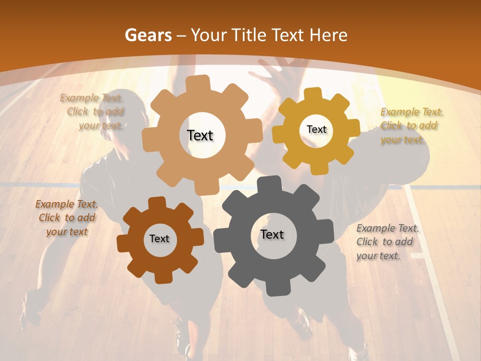 Male Body Fight PowerPoint Template