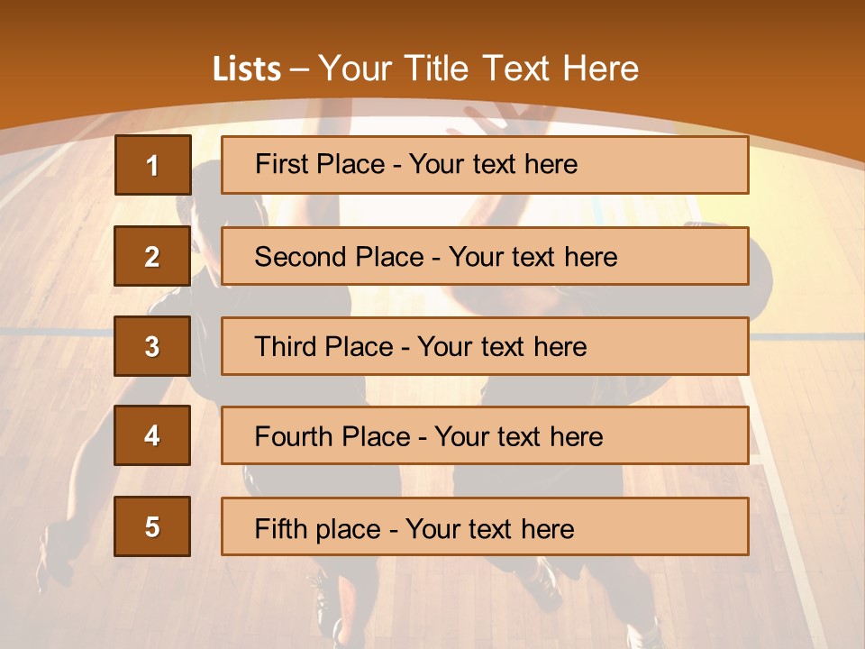 Male Body Fight PowerPoint Template