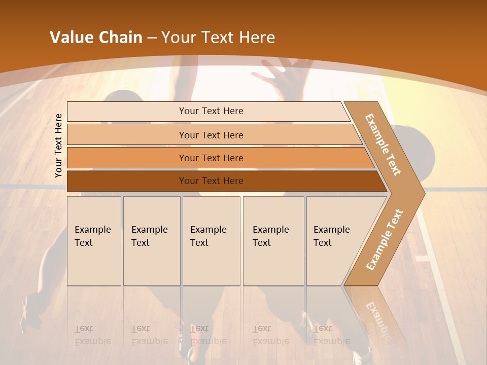 Male Body Fight PowerPoint Template