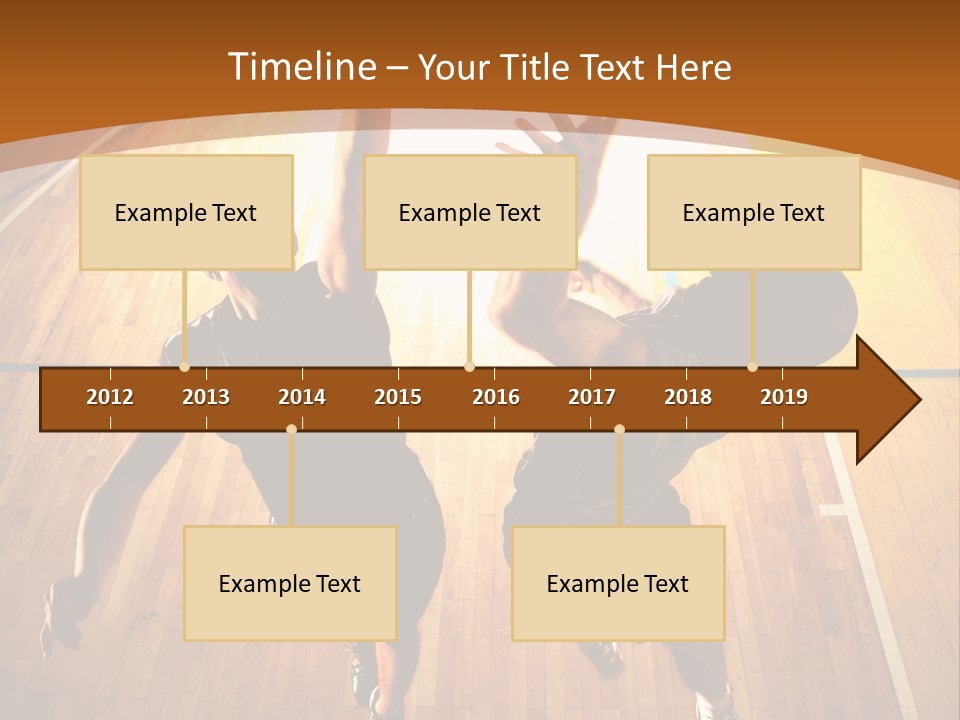 Male Body Fight PowerPoint Template