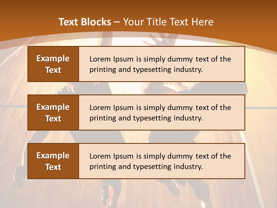 Male Body Fight PowerPoint Template