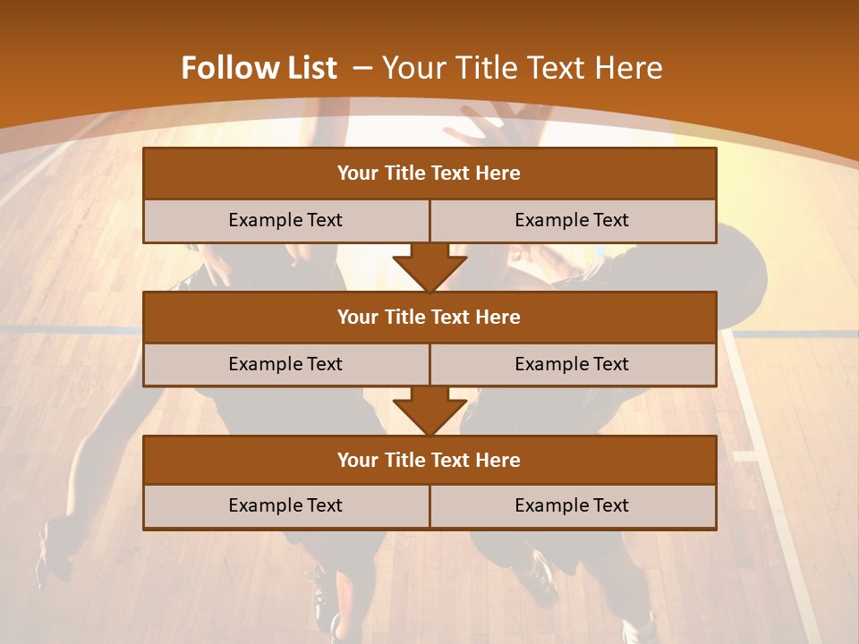 Male Body Fight PowerPoint Template