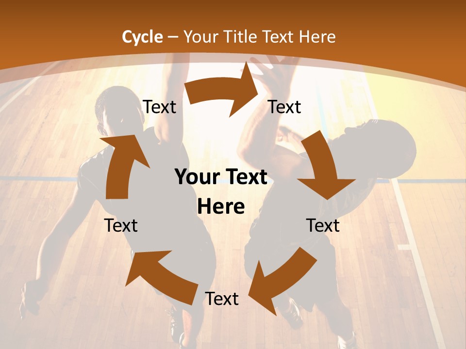 Male Body Fight PowerPoint Template