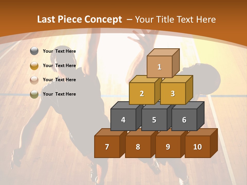 Male Body Fight PowerPoint Template