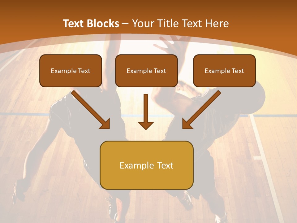 Male Body Fight PowerPoint Template