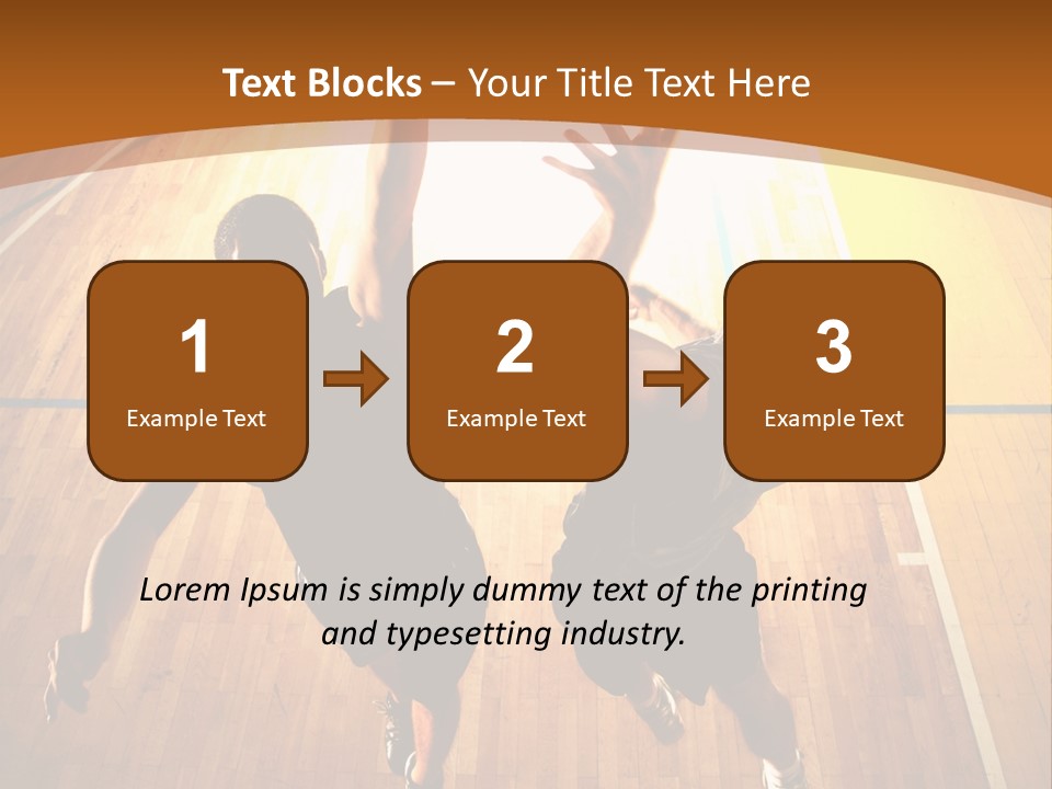 Male Body Fight PowerPoint Template