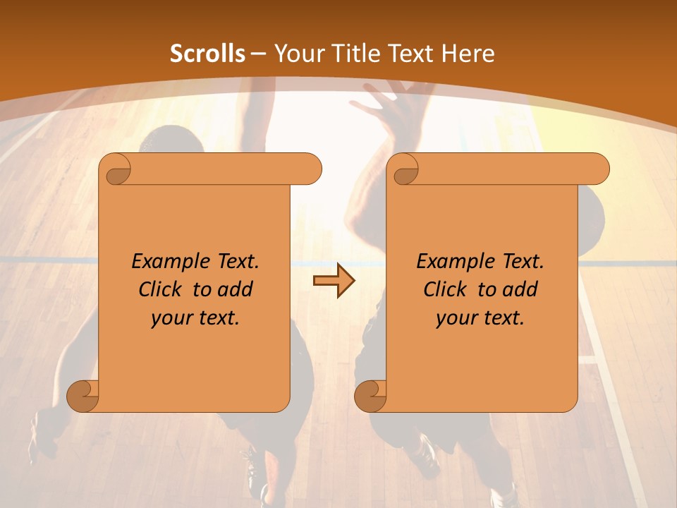 Male Body Fight PowerPoint Template