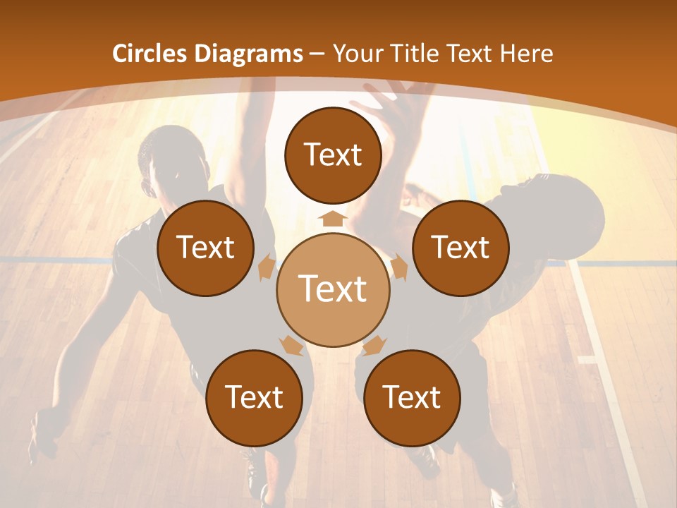 Male Body Fight PowerPoint Template