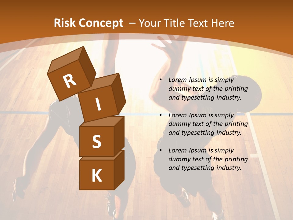 Male Body Fight PowerPoint Template