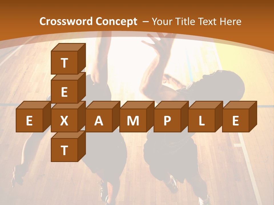 Male Body Fight PowerPoint Template