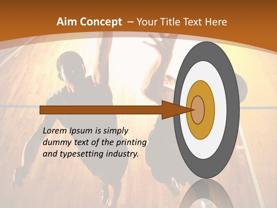 Male Body Fight PowerPoint Template