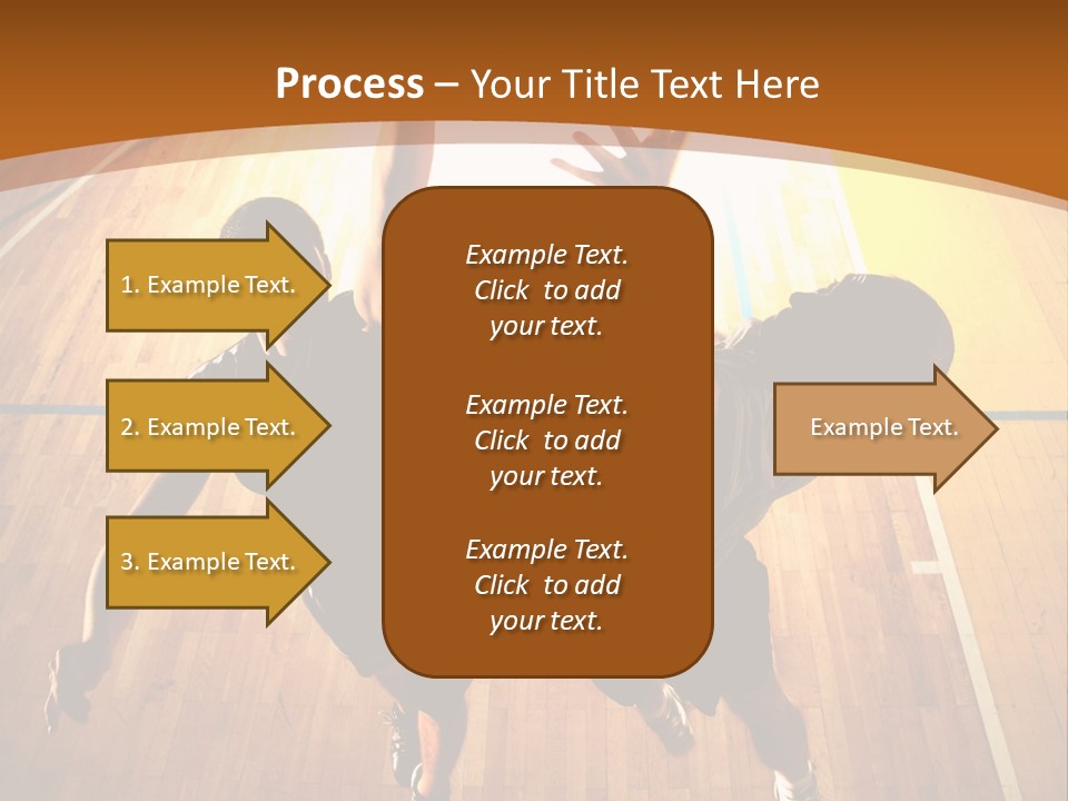 Male Body Fight PowerPoint Template