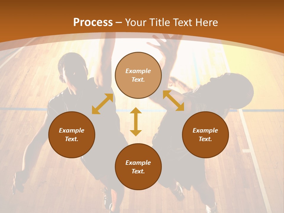 Male Body Fight PowerPoint Template