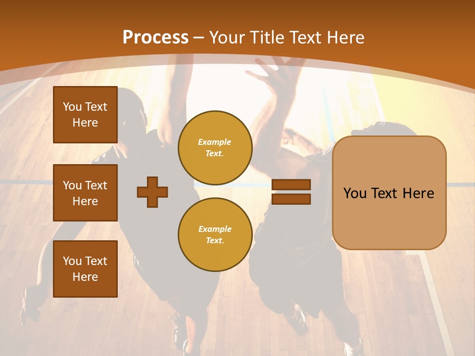Male Body Fight PowerPoint Template