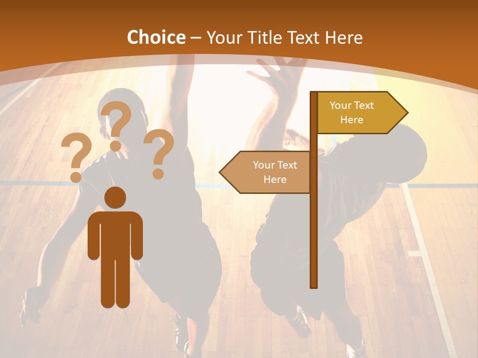 Male Body Fight PowerPoint Template