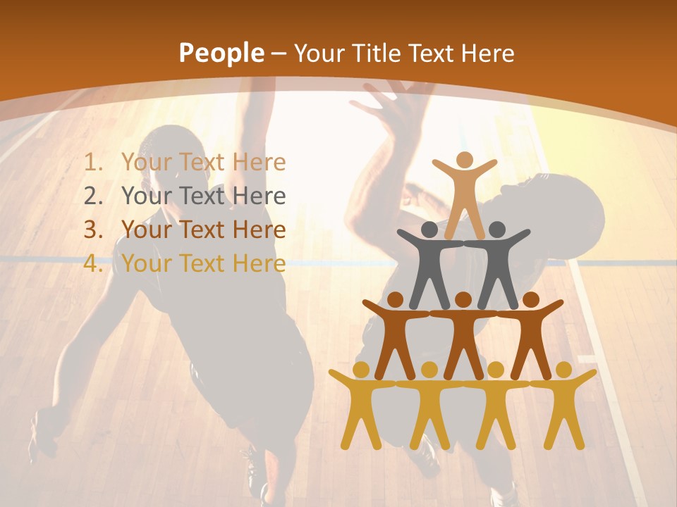 Male Body Fight PowerPoint Template