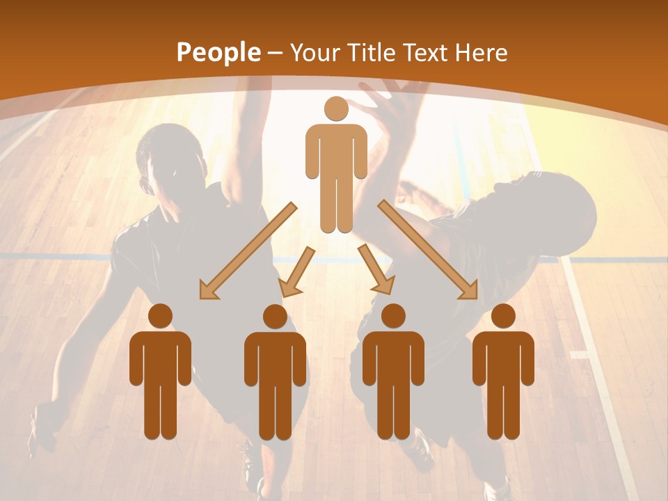 Male Body Fight PowerPoint Template