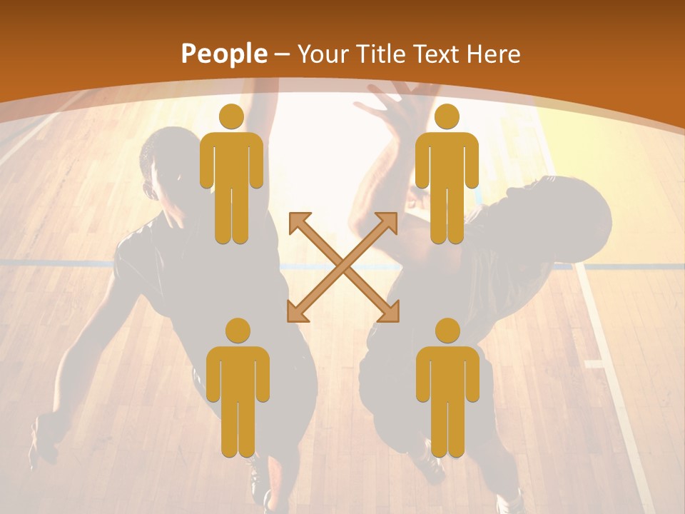 Male Body Fight PowerPoint Template