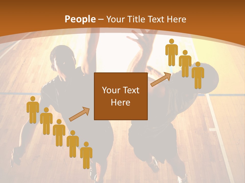 Male Body Fight PowerPoint Template