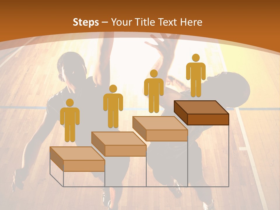 Male Body Fight PowerPoint Template