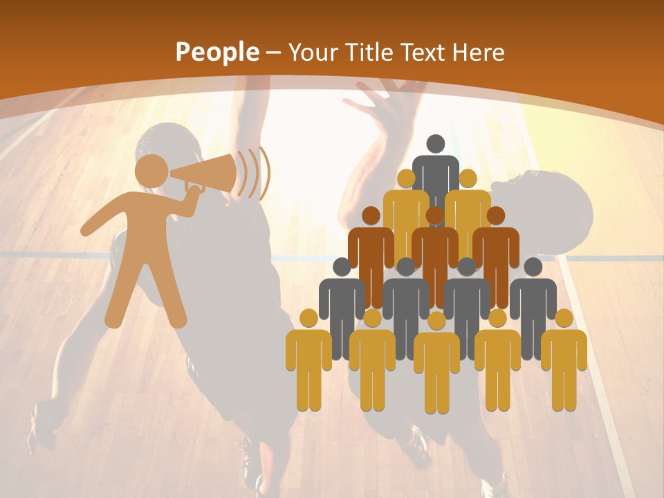 Male Body Fight PowerPoint Template