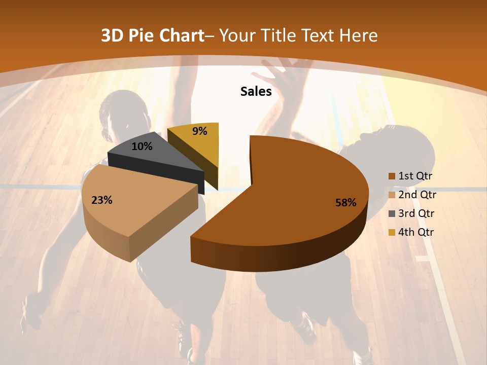 Male Body Fight PowerPoint Template