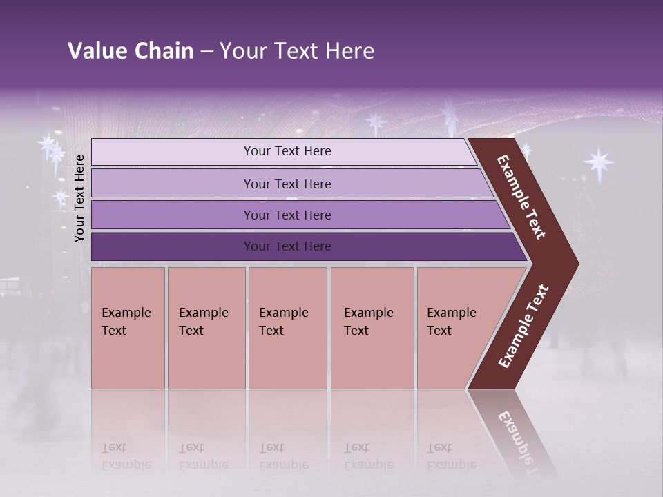 A Group Of People Skating On An Ice Rink PowerPoint Template