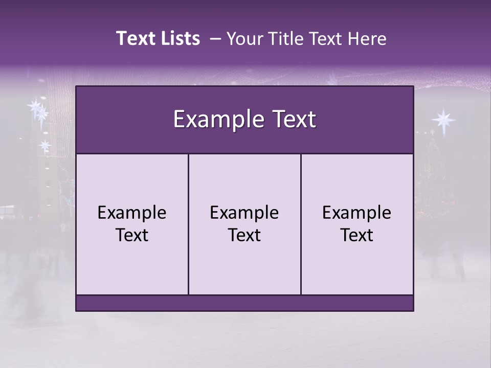 A Group Of People Skating On An Ice Rink PowerPoint Template
