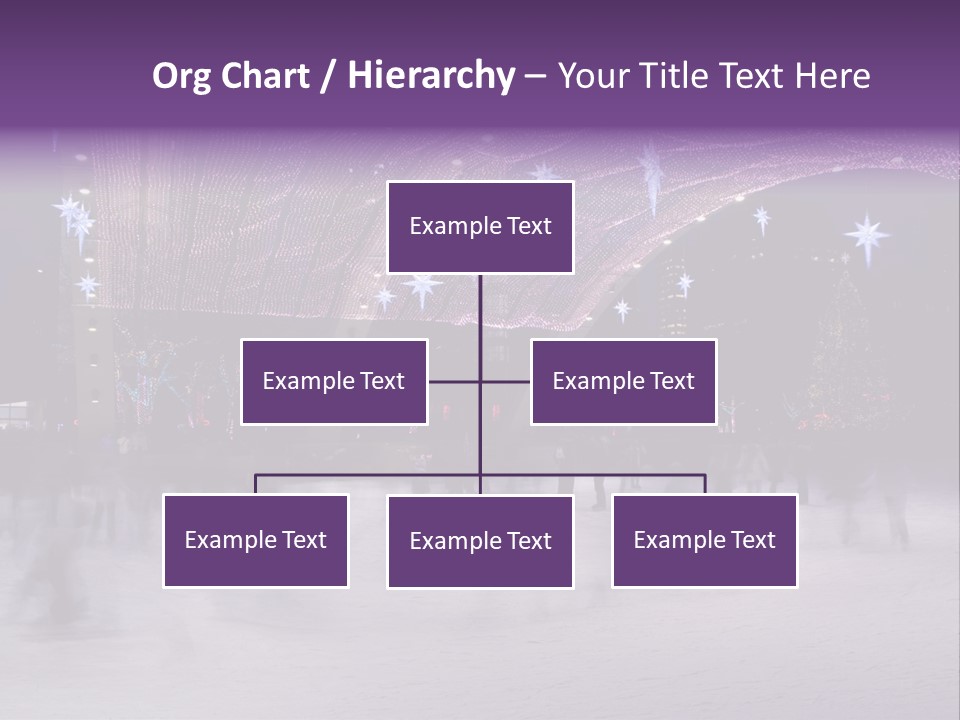 A Group Of People Skating On An Ice Rink PowerPoint Template