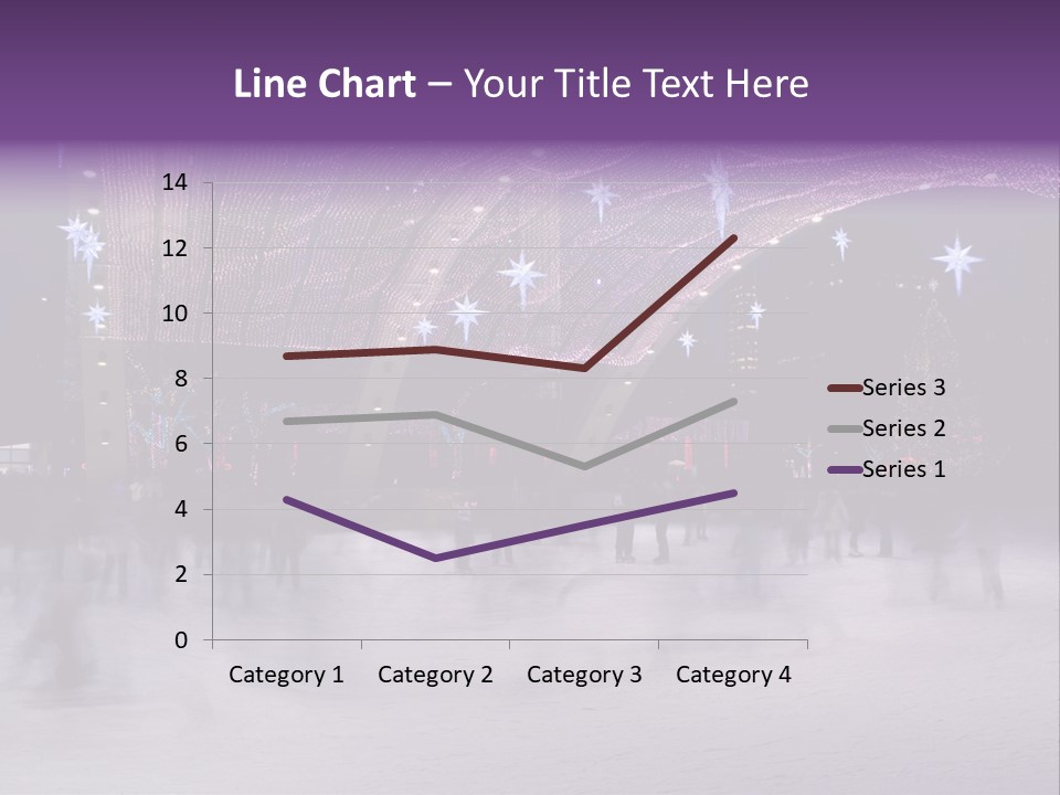 A Group Of People Skating On An Ice Rink PowerPoint Template