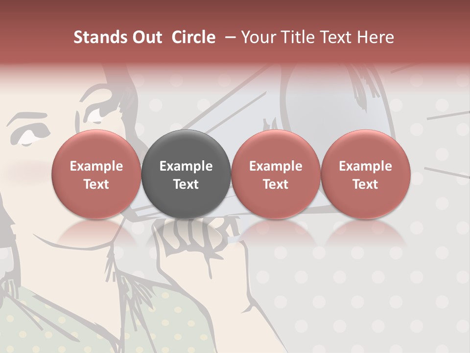 South Sun Black PowerPoint Template