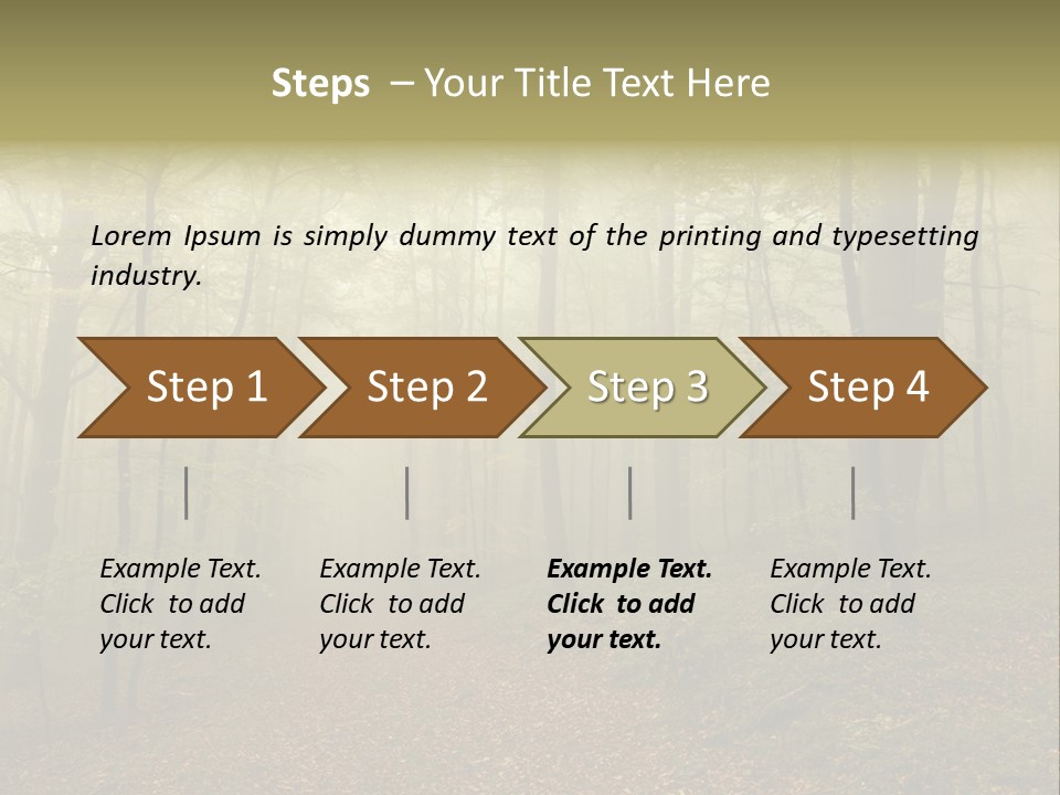 Landscape Vacation Leisure PowerPoint Template