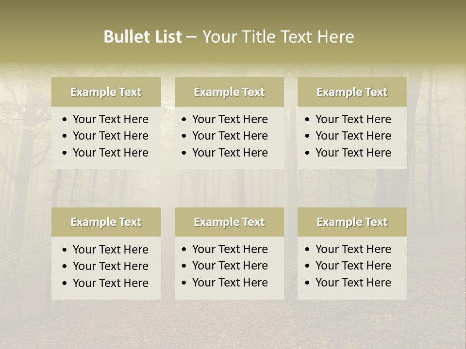 Landscape Vacation Leisure PowerPoint Template