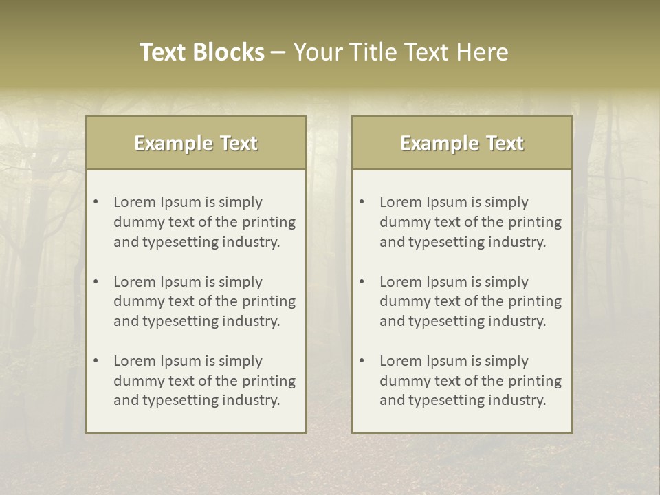 Landscape Vacation Leisure PowerPoint Template