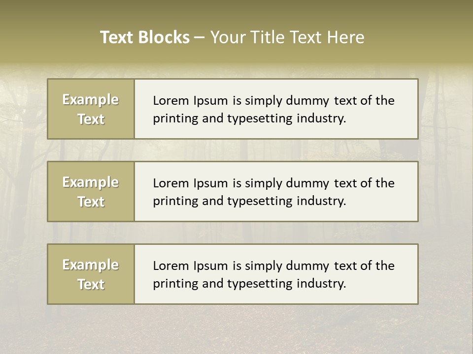 Landscape Vacation Leisure PowerPoint Template