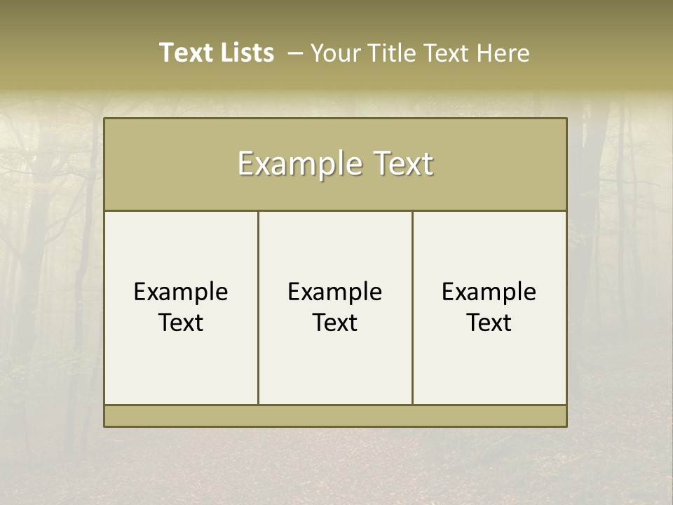 Landscape Vacation Leisure PowerPoint Template