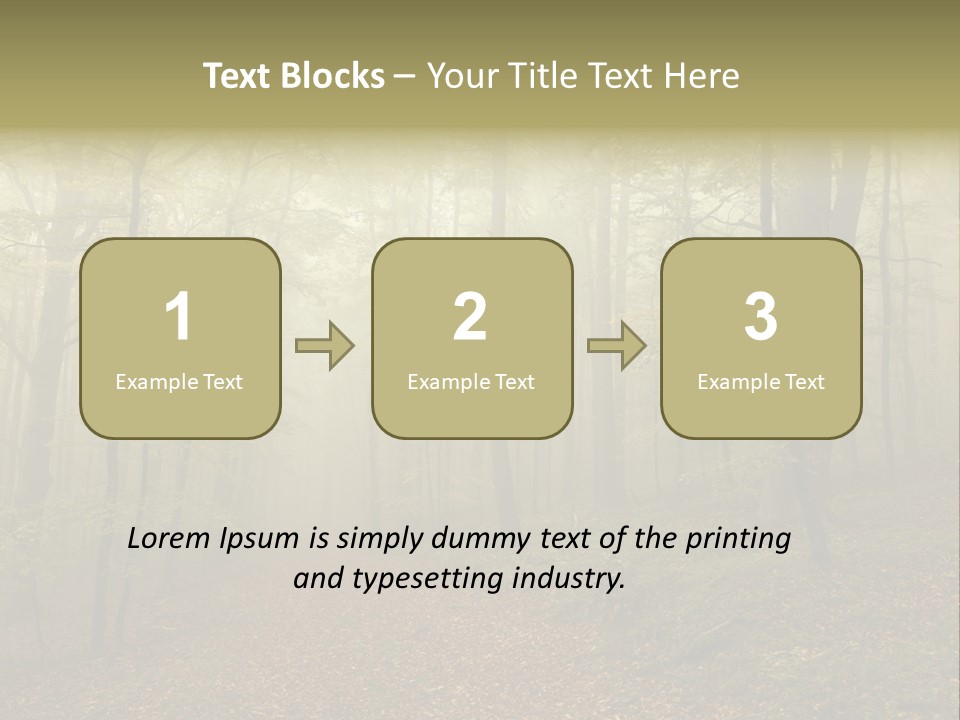 Landscape Vacation Leisure PowerPoint Template