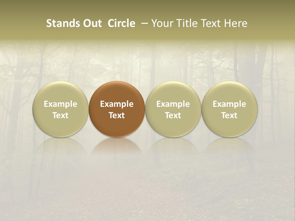 Landscape Vacation Leisure PowerPoint Template