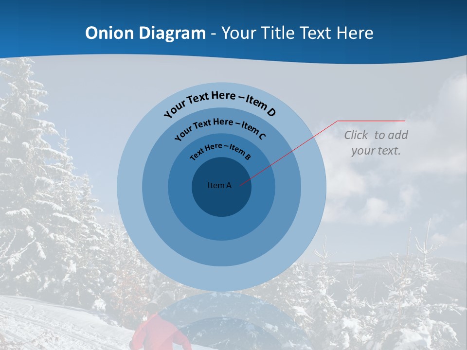 A Person In A Red Jacket Skiing Down A Hill PowerPoint Template