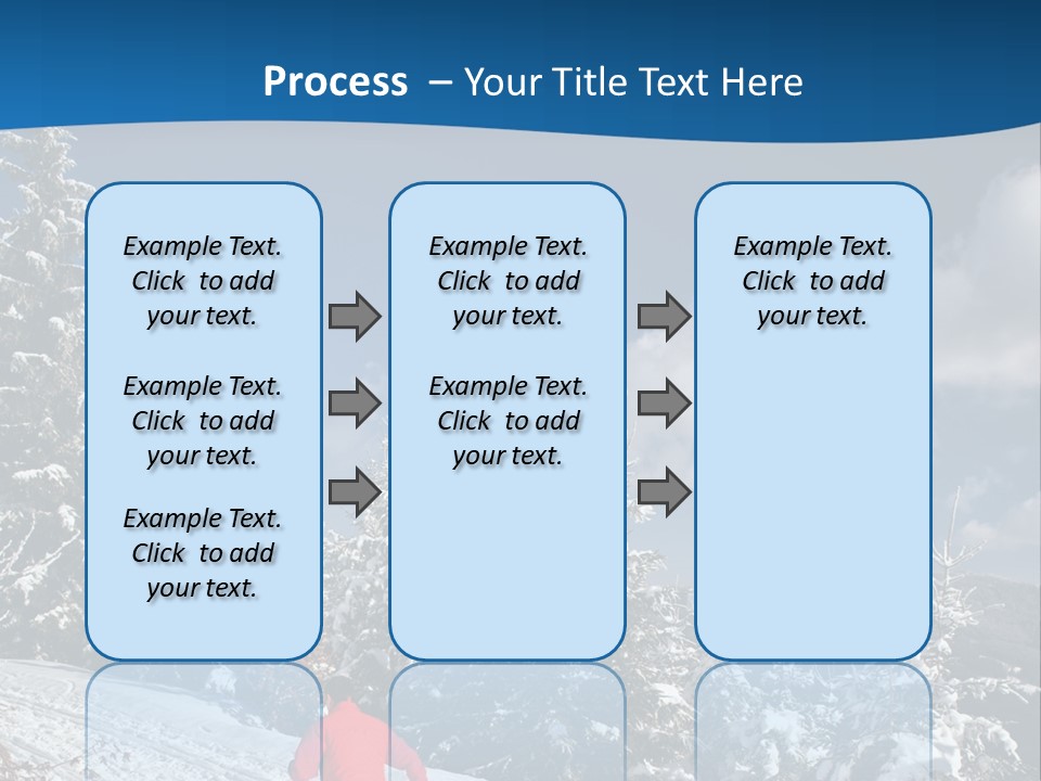 A Person In A Red Jacket Skiing Down A Hill PowerPoint Template