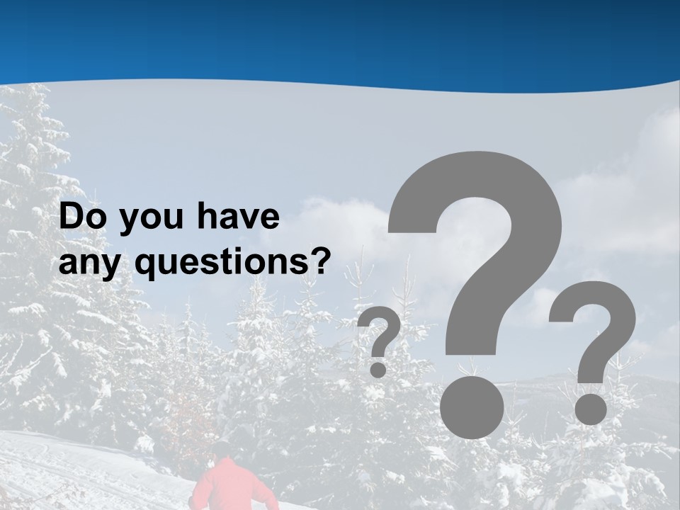 A Person In A Red Jacket Skiing Down A Hill PowerPoint Template