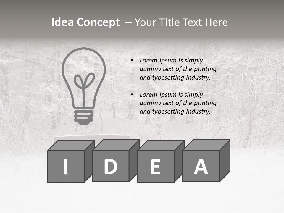 Landscape Old Horizon PowerPoint Template