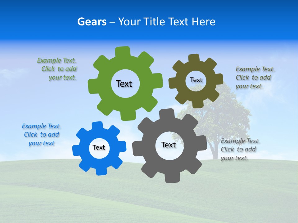 Landscape Old Horizon PowerPoint Template