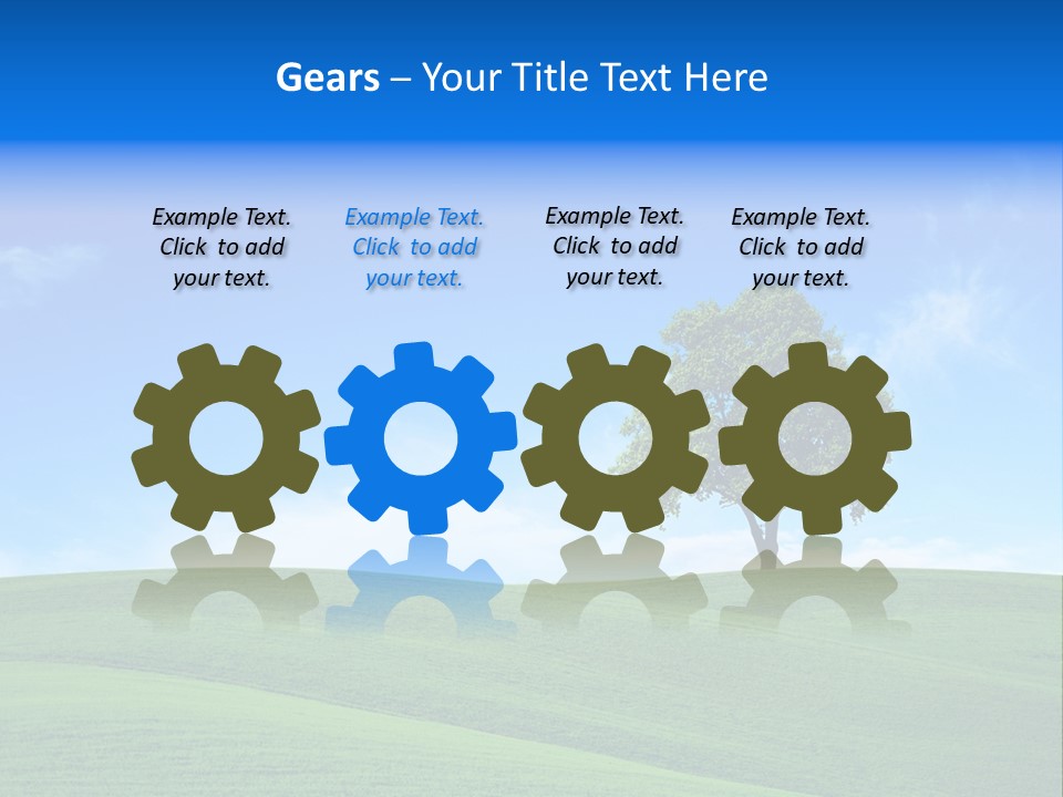 Landscape Old Horizon PowerPoint Template