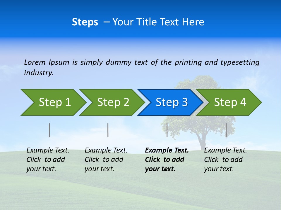 Landscape Old Horizon PowerPoint Template